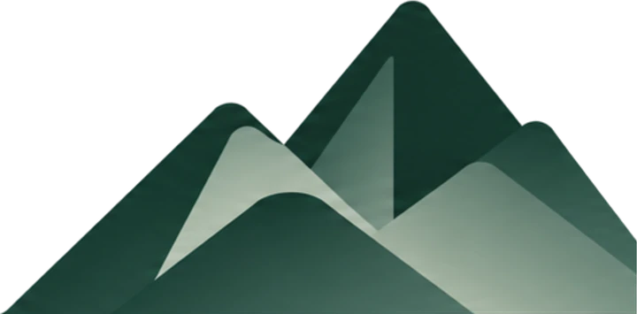 OneHill logo: three layered green hills